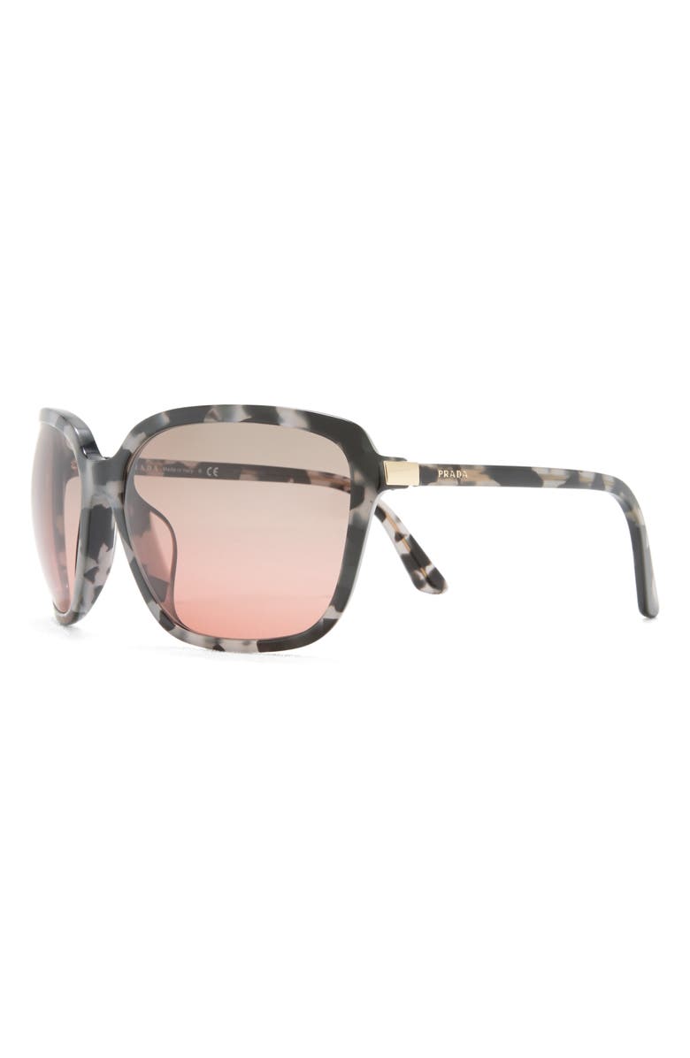 Prada 60mm Pillow Sunglasses, Alternate, color, 