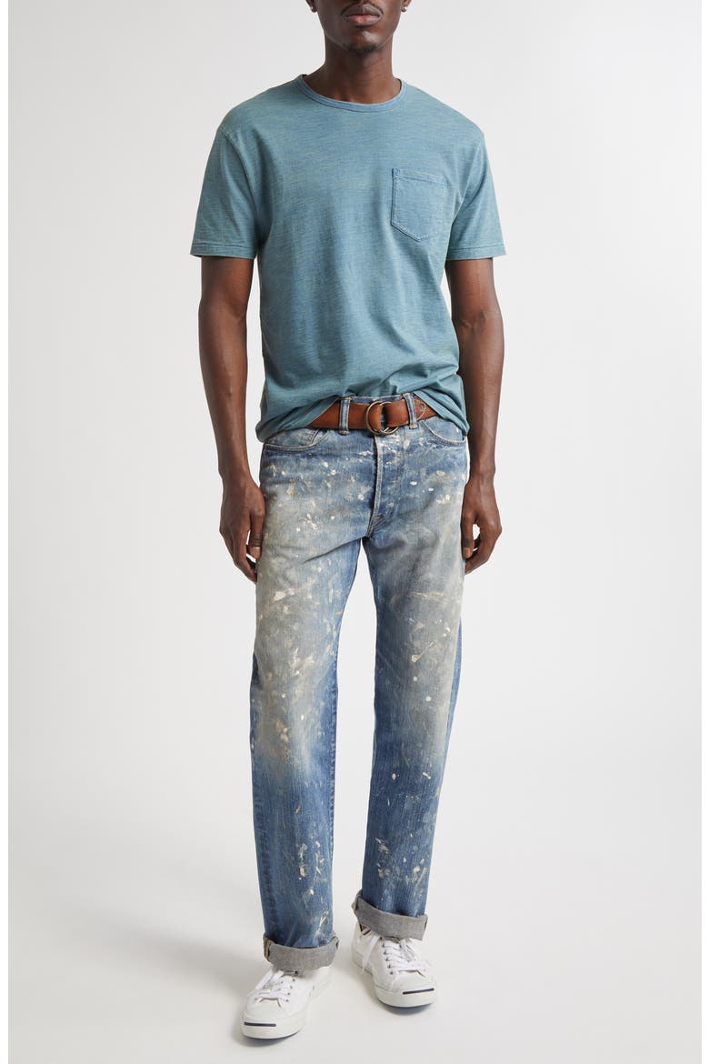 Indigo Jersey Pocket T-Shirt (Men) | Nordstrom