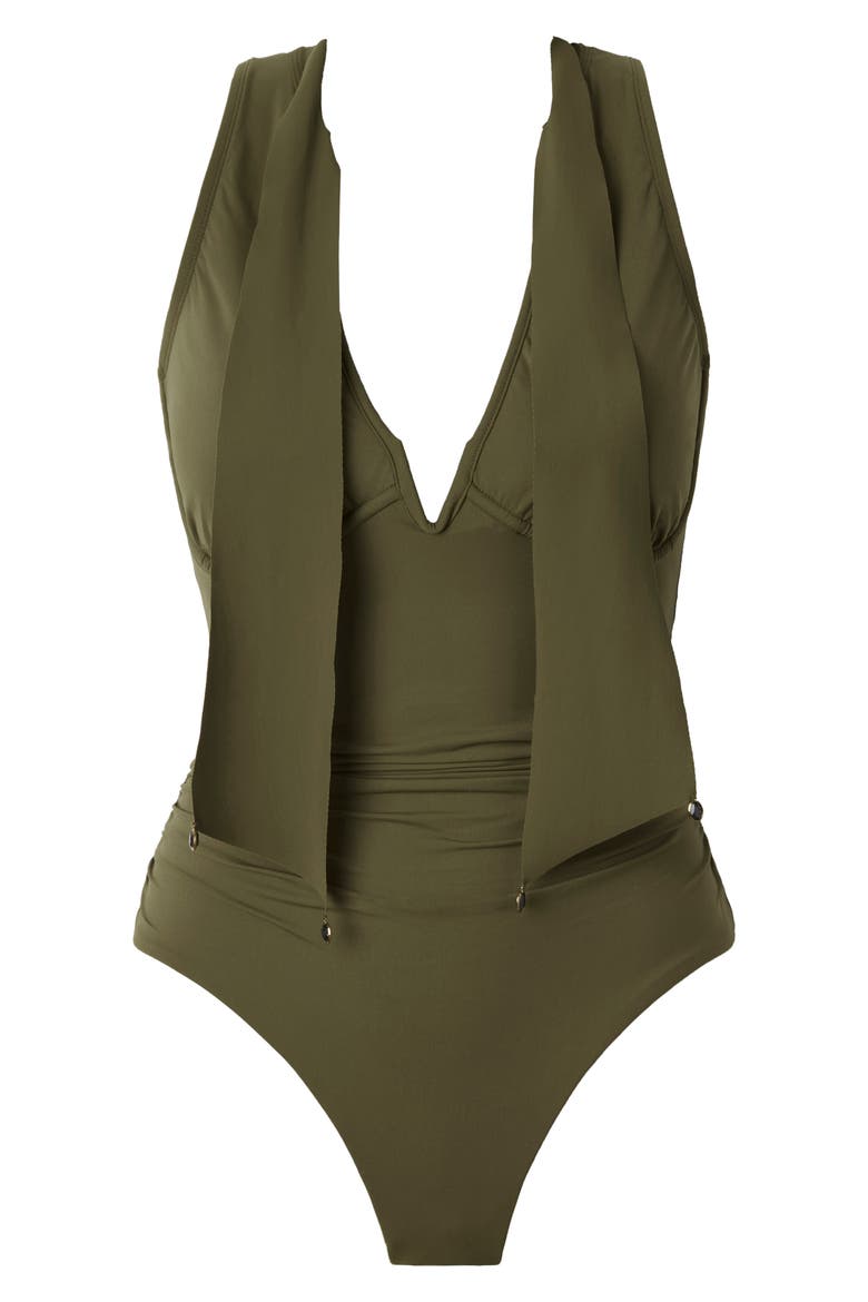 Charmlife Iiona One-Piece Swimsuit, Alternate, color, MEZE