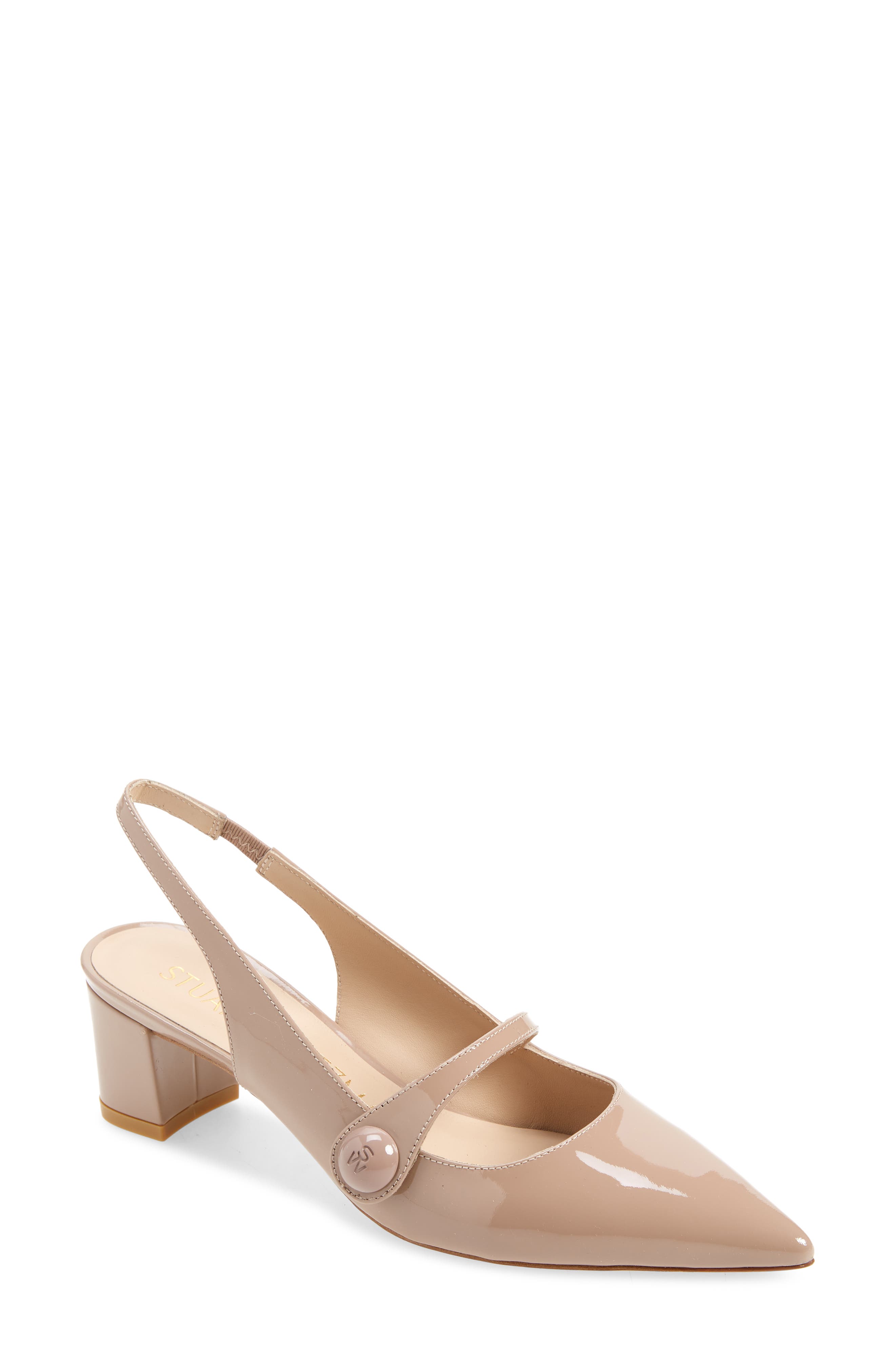 Pointed Toe Slingback Pump, Main, color, FAWN