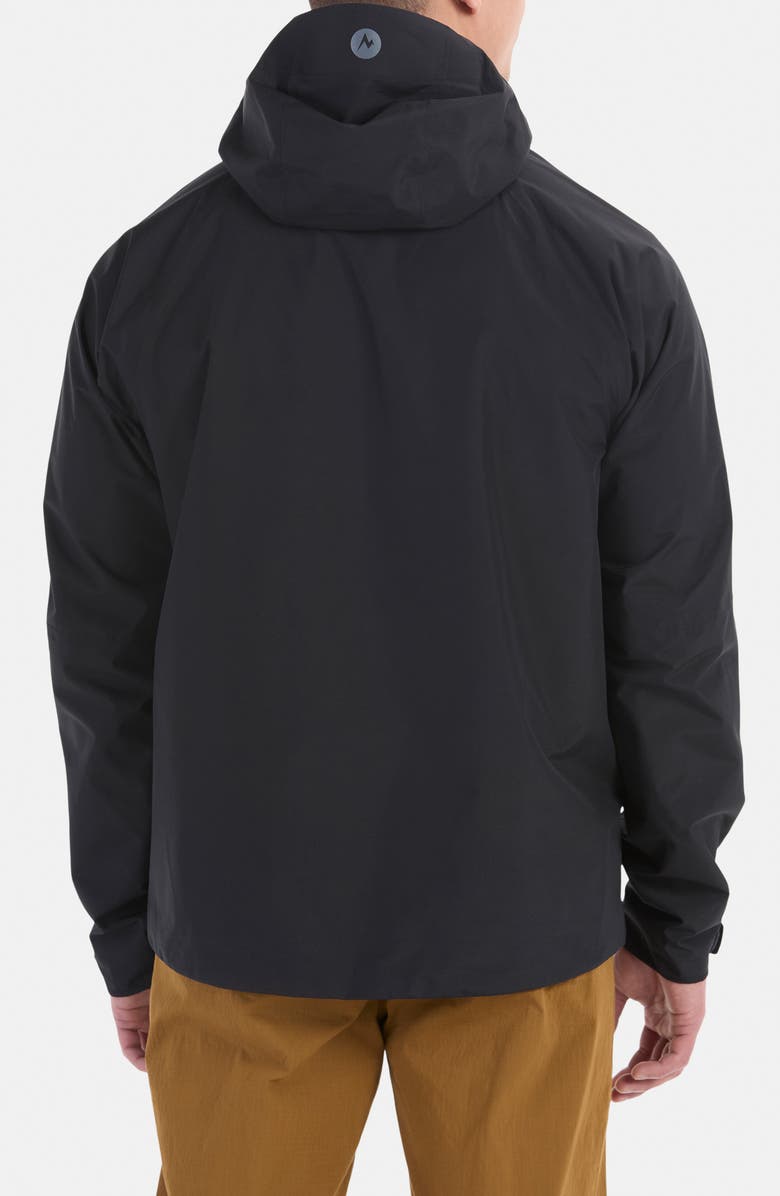 Marmot Waypoint Gore-Tex<sup>®</sup> Waterproof Hooded Jacket, Alternate, color, Black