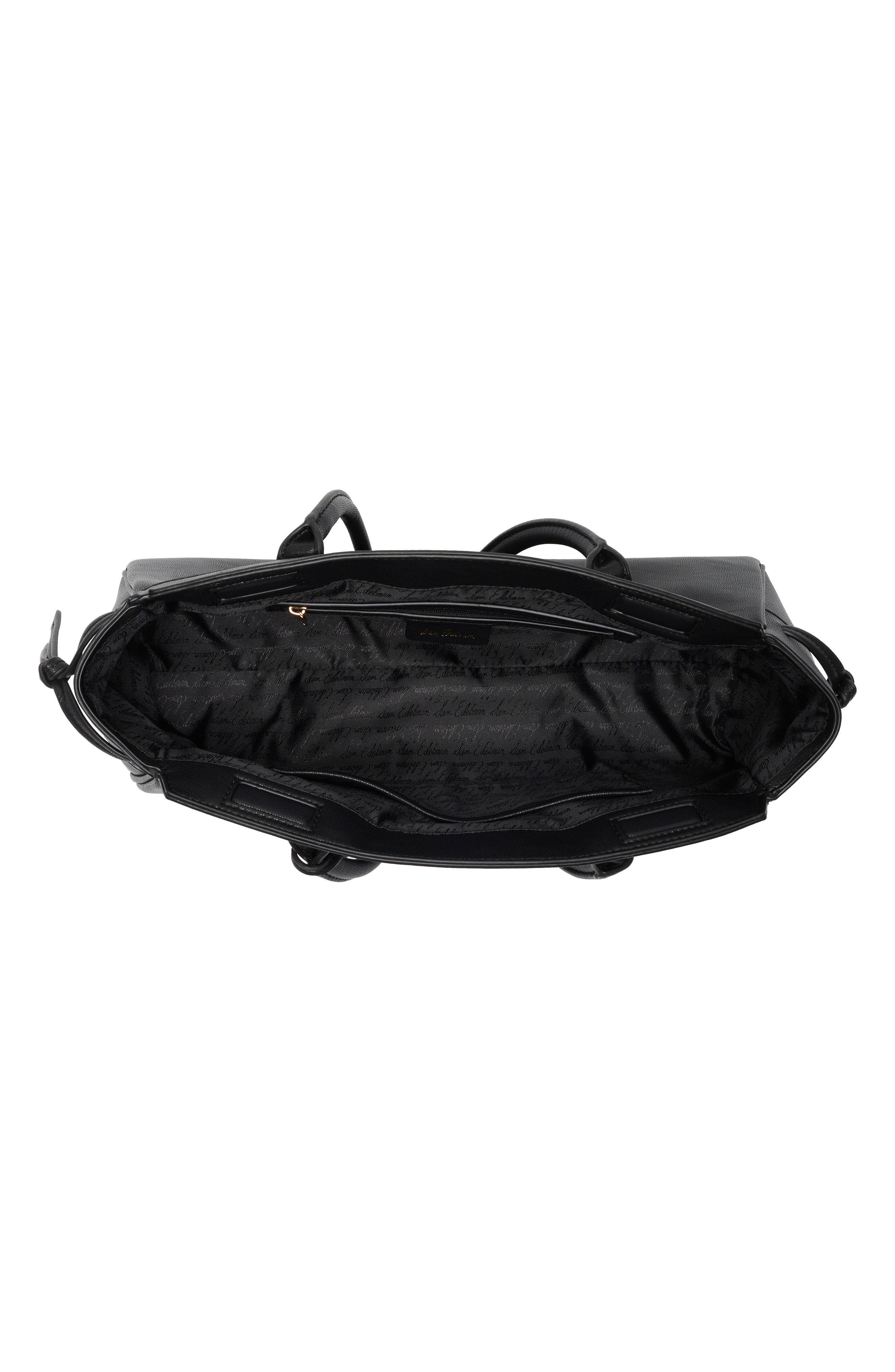 Elaina Doxin Shoulder Bag, Alternate, color, BLACK