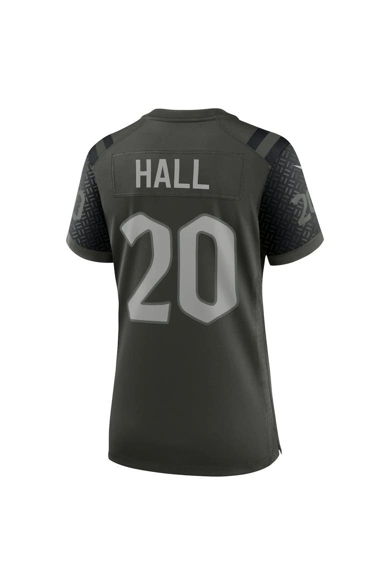 Women's Nike Breece Hall Gotham Green New York Jets 2025 Rivalries Collection Game Jersey, Alternate, color, Green
