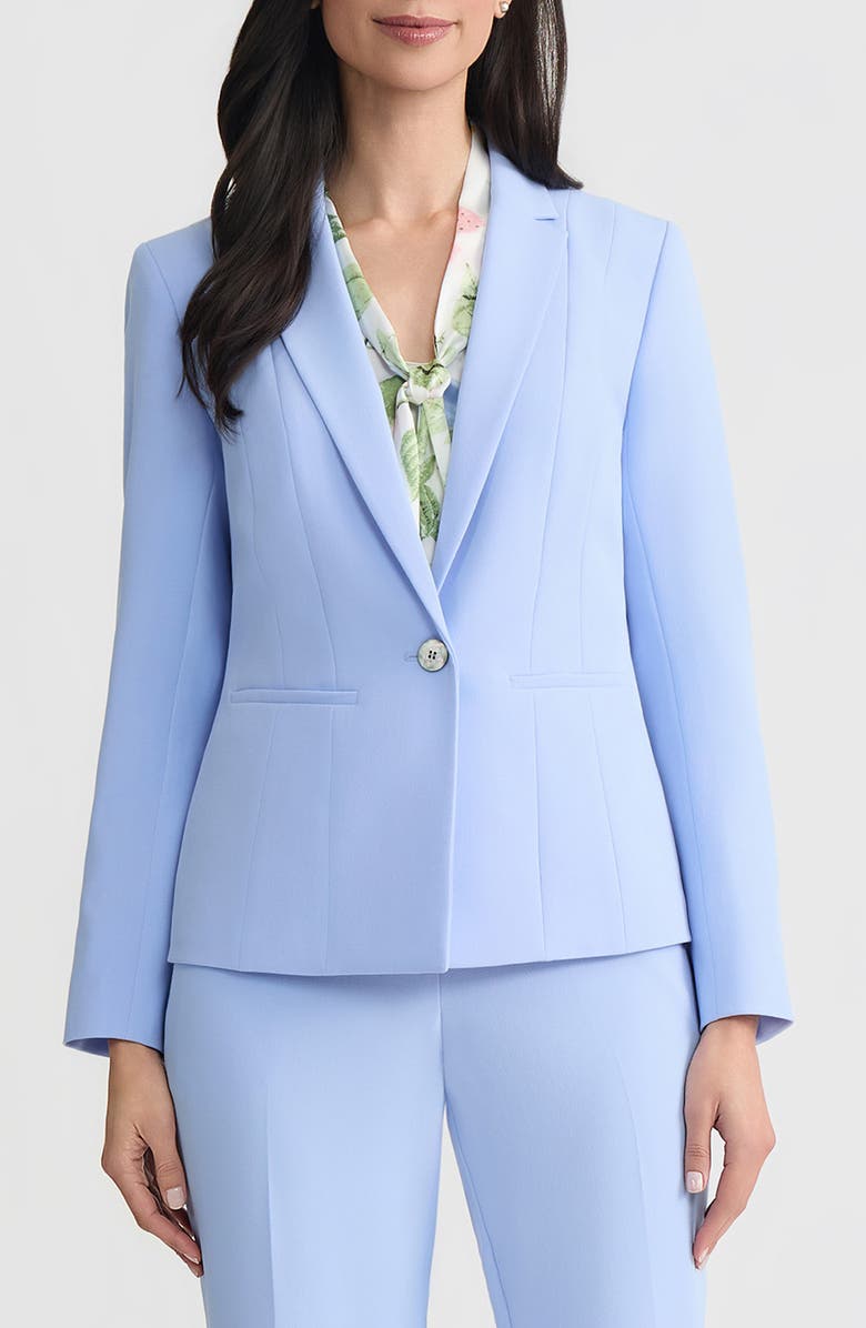 KASPER Panel Seamed Jacket, Main, color, Paris Bleu