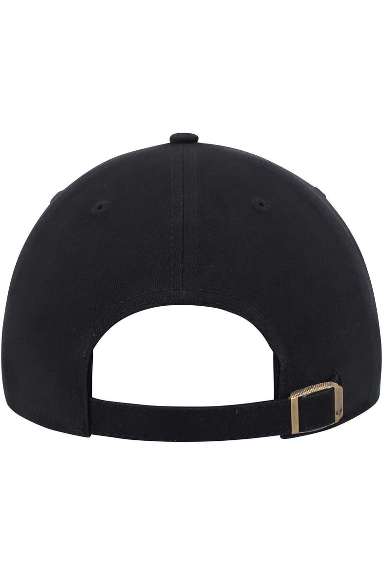 Women's '47 Black Toronto Raptors Miata Clean Up Logo Adjustable Hat, Alternate, color, Black