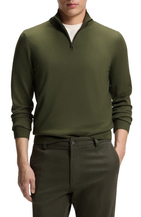 Ebenji Wool Quarter Zip Sweater
