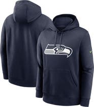 Nike Men's Nike College Navy Seattle Seahawks Primetime Club Logo Hoodie