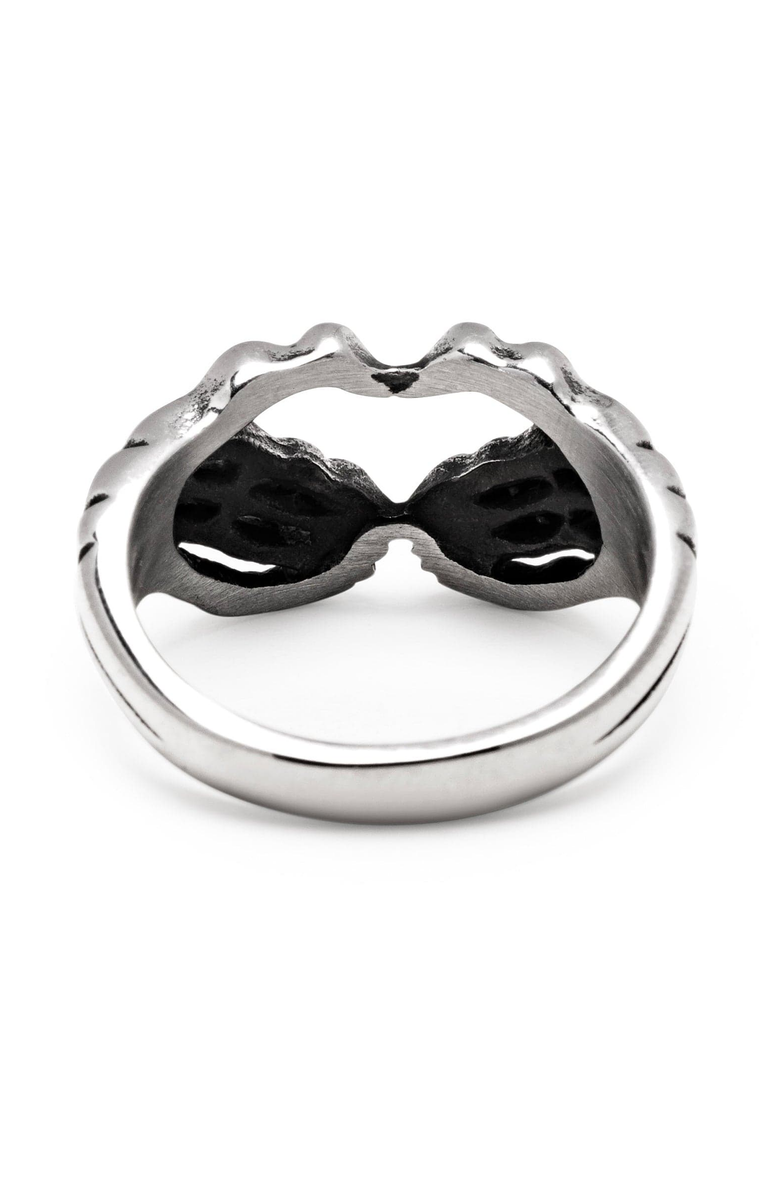 Nialaya Vintage Skeleton Ring, Alternate, color, Silver