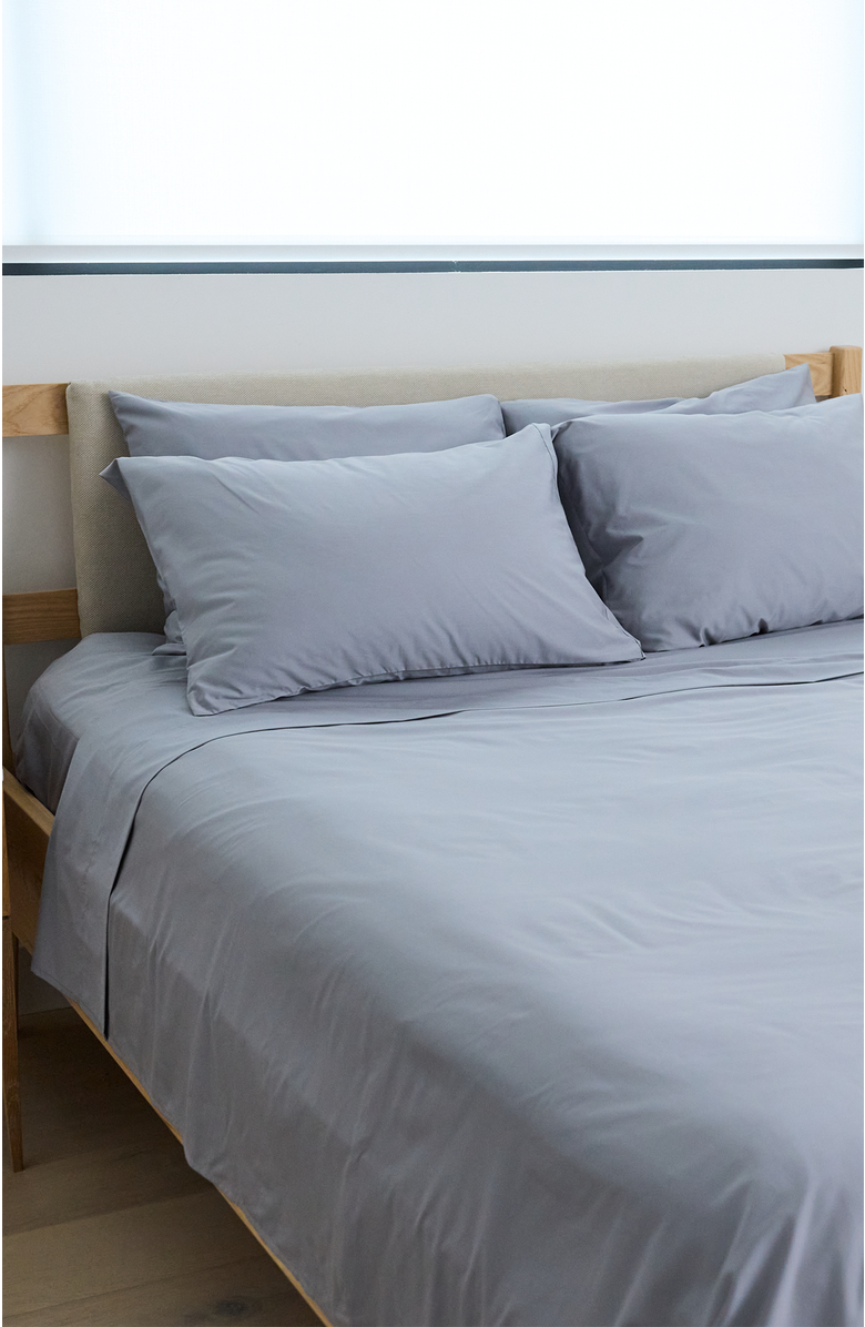 Slumber Cloud Performance Cotton Sheet Set, Alternate, color, Pewter