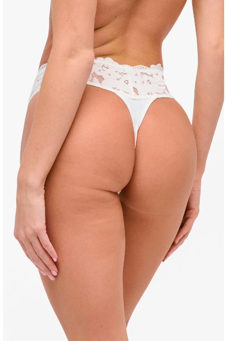 Romanza Thong, Alternate, color, Moon Ivory
