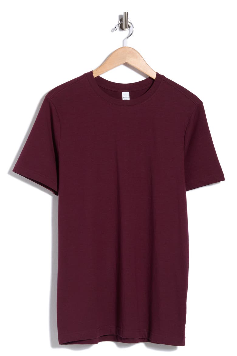 Glacier Crewneck T-Shirt, Main, color, WINE TASTING