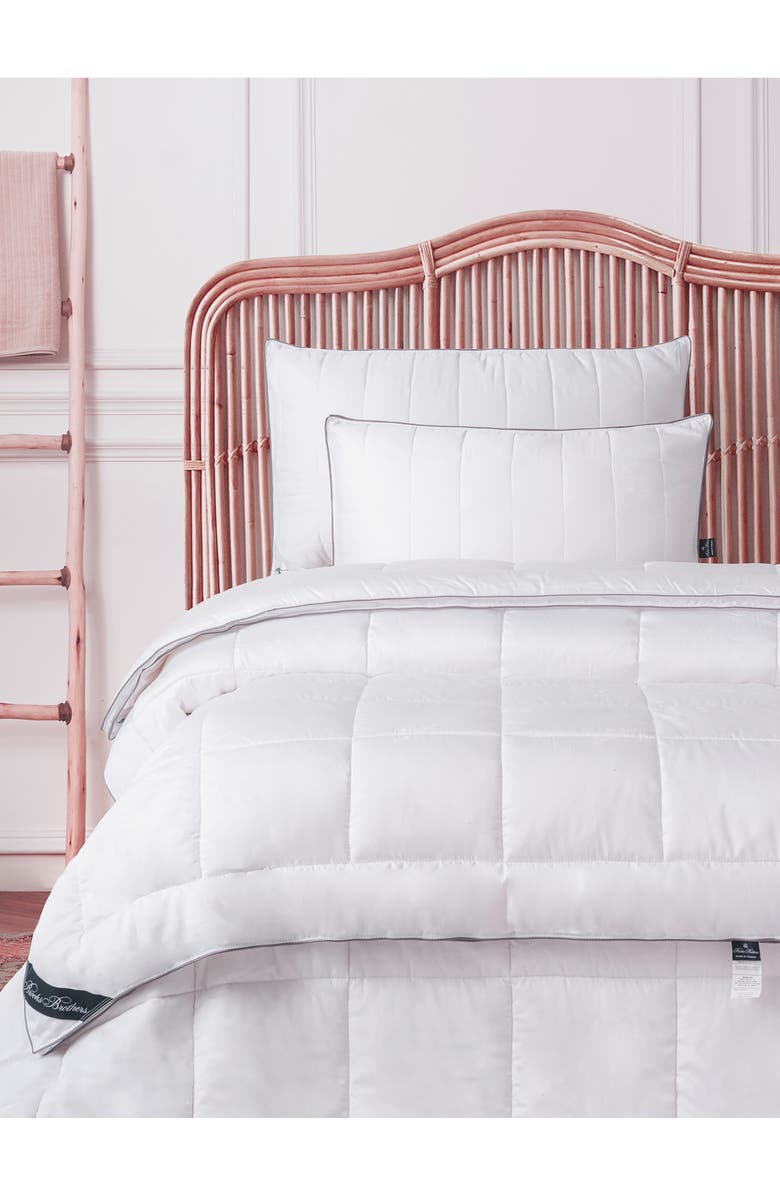 Brooks Brothers Tencel<sup>®</sup> Comforter, Alternate, color, White