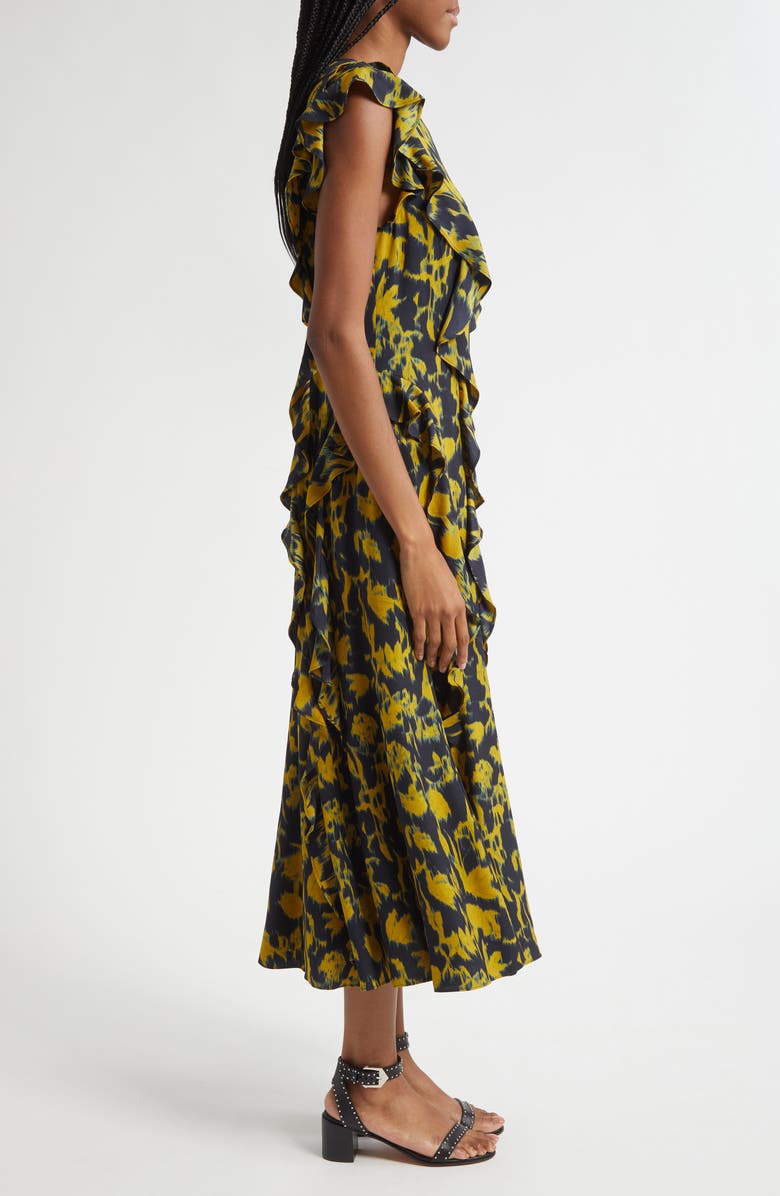 Ulla Johnson Flo Ruffle Maxi Dress, Alternate, color, Verdite