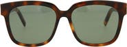 Saint Laurent 55mm Square Sunglasses