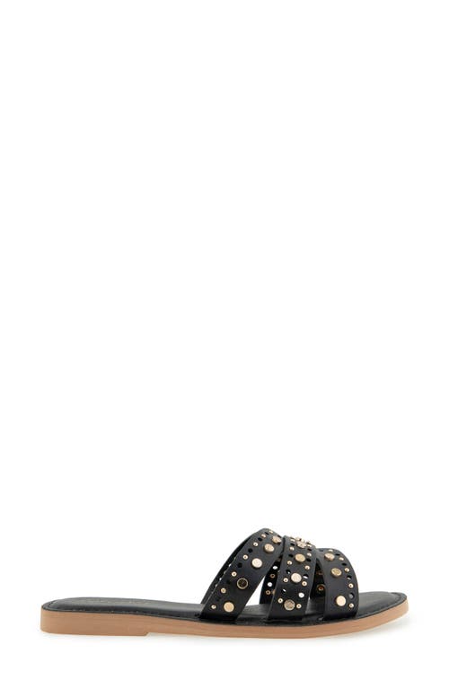 Splendid Samira Studded Slide Sandal In Black