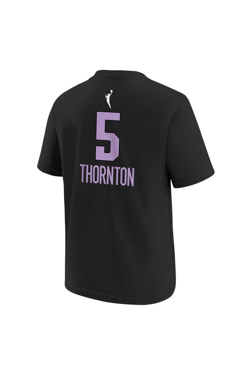 Nike Youth Nike Kayla Thornton Black Golden State Valkyries Explorer Edition Player Name & Number T-Shirt, Alternate, color, Black
