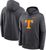 Nike Men's Nike Anthracite Tennessee Volunteers Primetime Club Fleece Pullover Hoodie