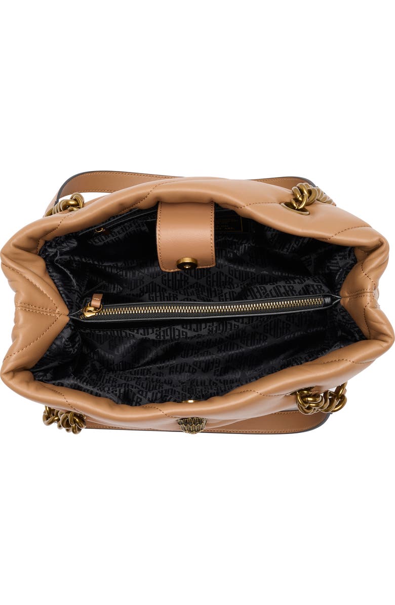 Kurt Geiger London Soho Quilted Leather Shopper, Alternate, color, Light/ Pastel Brown