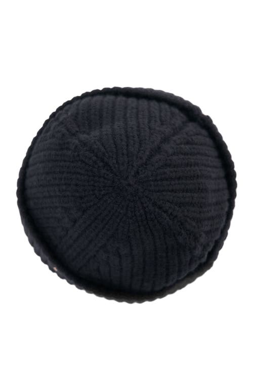 Maje Wool And Cashmere Beanie In Blue