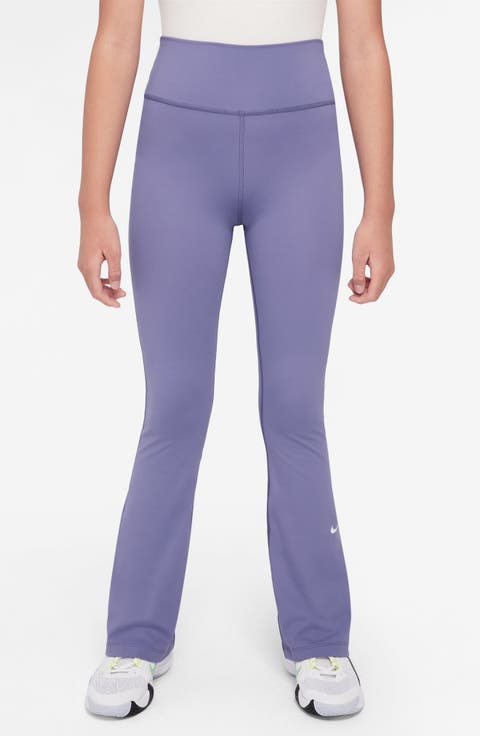 Kids' Nike One Dri-FIT Flare Leggings (Big Kid)