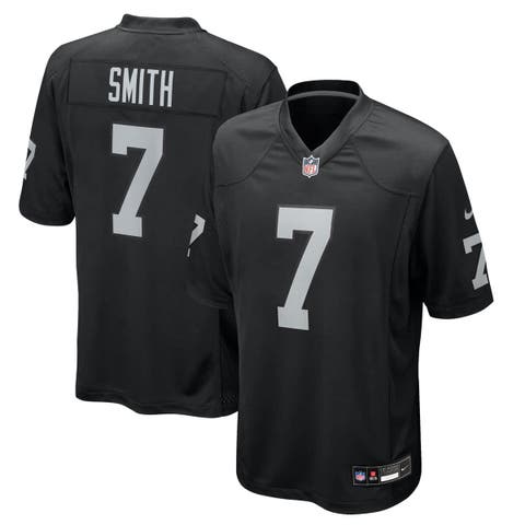 Men
s Nike Geno Smith Black Las Vegas Raiders Game Player Jersey
