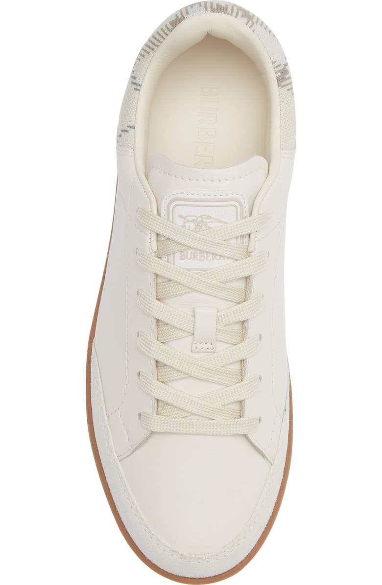 Burberry Set Check Low Top Sneaker, Alternate, color, Dove Beige/ Sesame Be