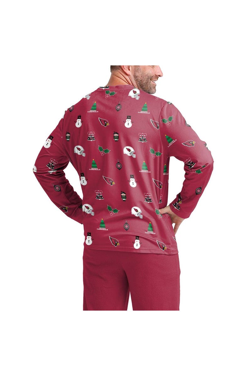 FOCO Men's FOCO Cardinal Arizona Cardinals Holiday Repeat Long Sleeve T-Shirt, Alternate, color, Cardinal