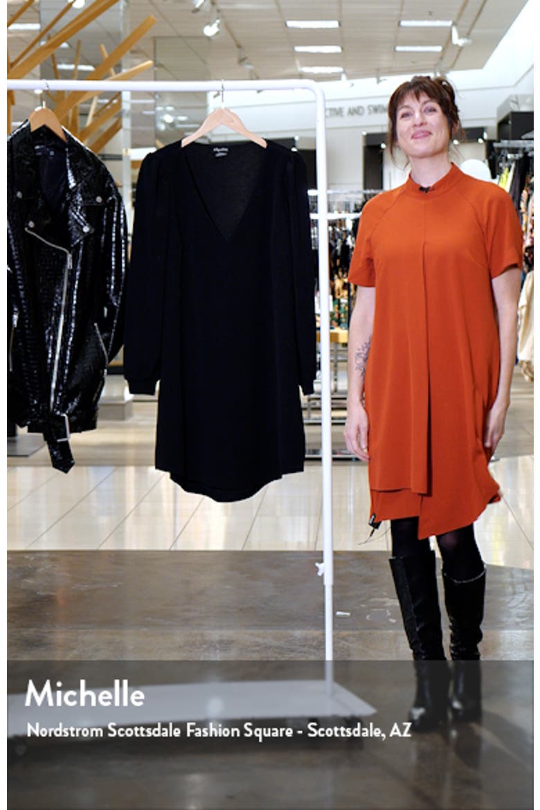 Quiero Long Sleeve Shift Dress video