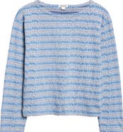 Bode Lyric Jacquard Stripe Long Sleeve T-Shirt