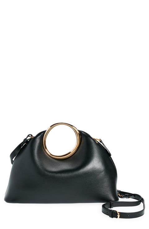 Le Calino Leather Top Handle Bag
