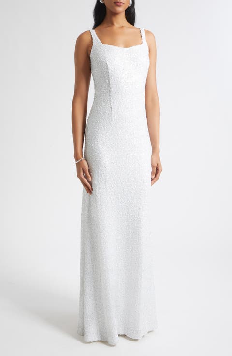 Heather Sequined Gown