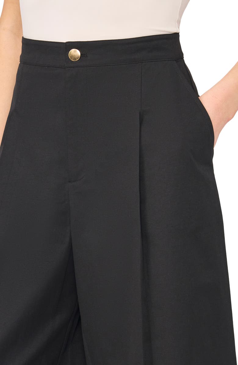Ted Baker High Waist Wide Leg Culottes, Alternate, color, Black