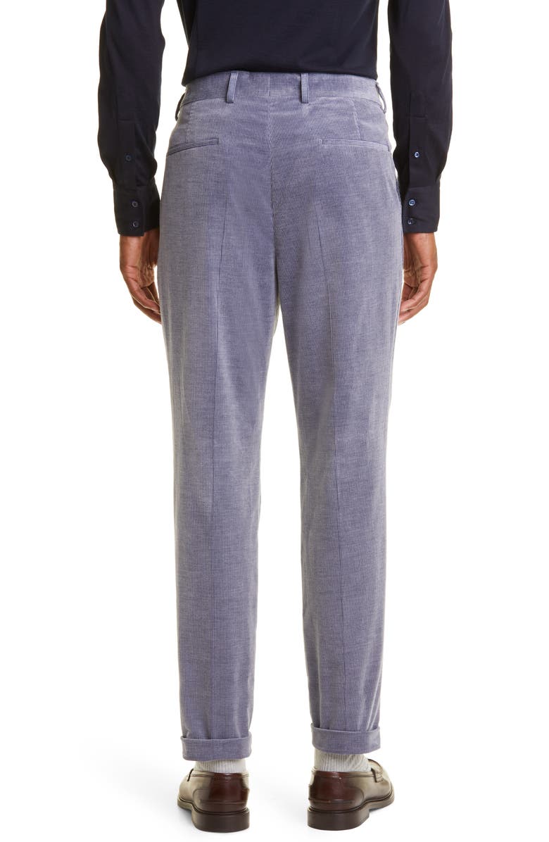 Brunello Cucinelli Men's Pleated Leisure Fit Corduroy Pants, Alternate, color,