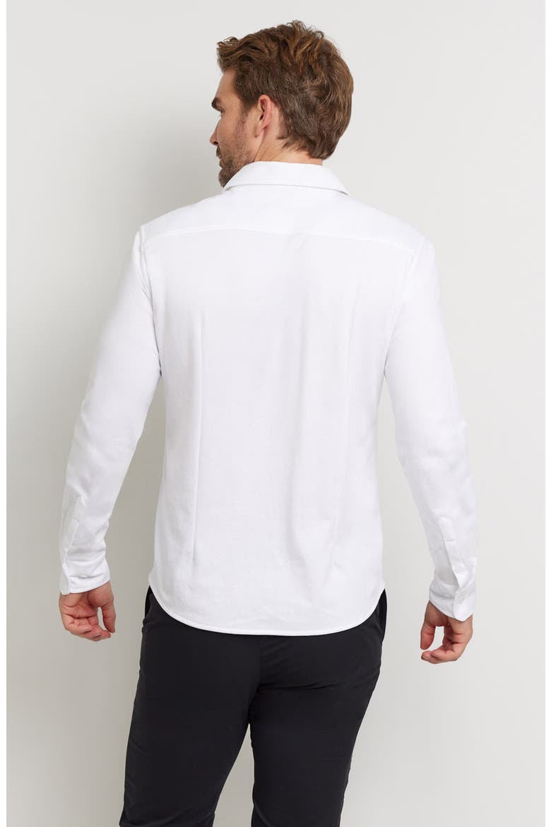 Nick Piquet Button Down Shirt, Alternate, color, White