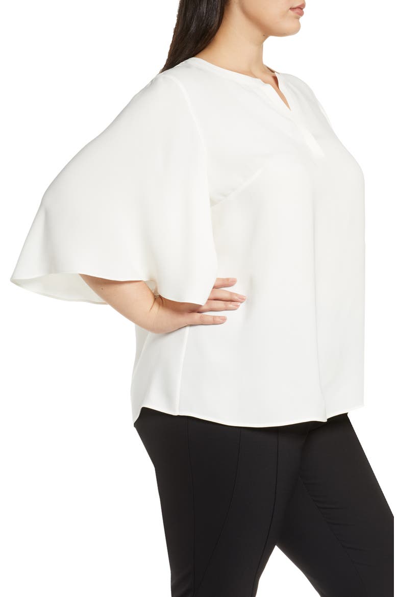 Barker Silk Blouse, Alternate, color, CLOUD
