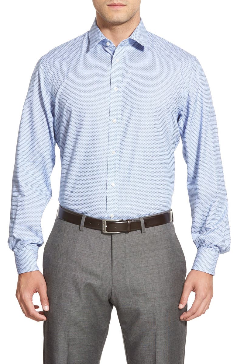 1901 Trim Fit Non-Iron Dress Shirt, Alternate, color, 