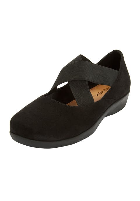 The Stacia Mary Jane Flat (Wide Widths Available)