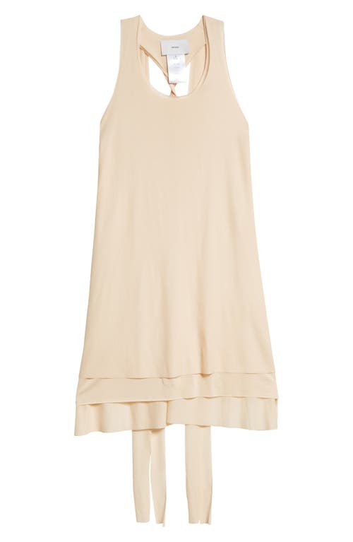 SETCHU SETCHU TIERED SHEER TANK MINIDRESS 