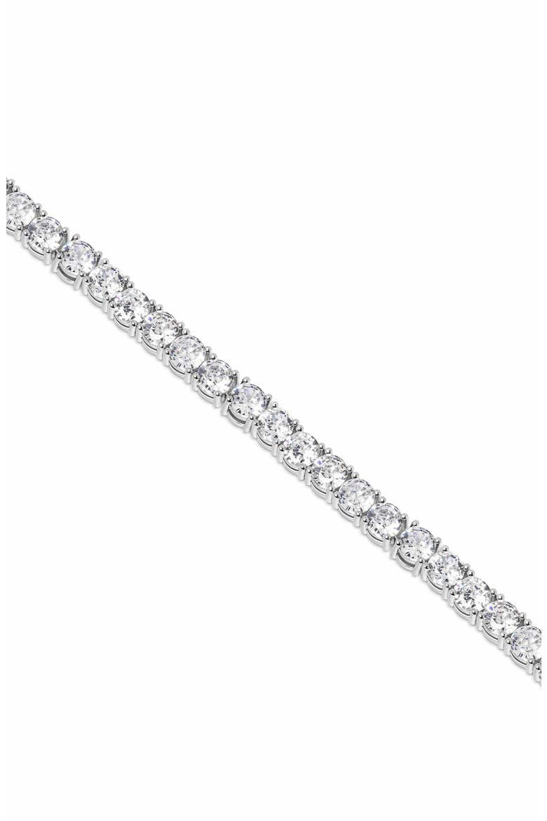 Tennis Bracelet, Alternate, color, Silver
