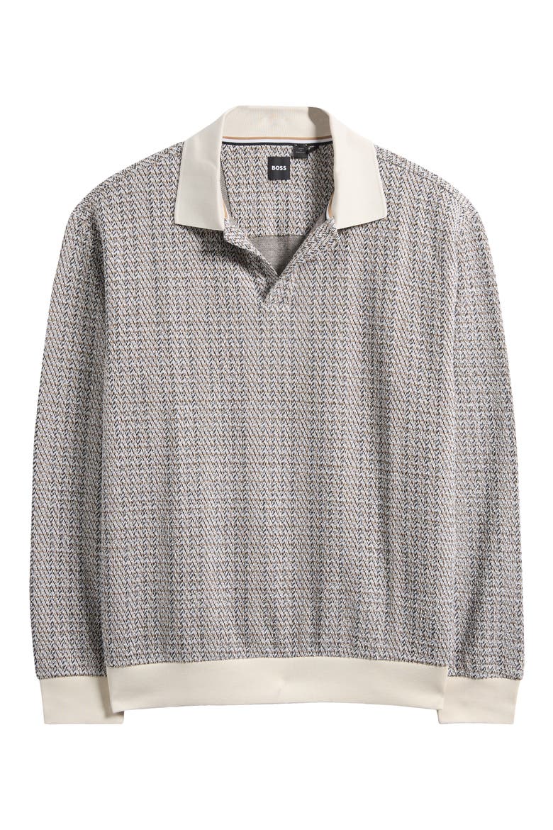 Sota Long Sleeve Polo Sweater, Alternate, color, OPEN WHITE