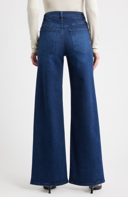 Frame Le Slim Palazzo High Waist Wide Leg Jeans In Blue