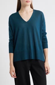 Eileen Fisher Boxy Merino Wool Sweater