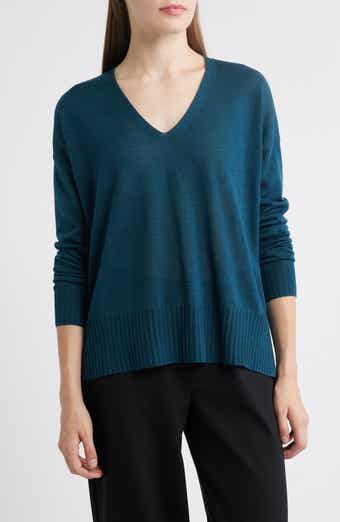 Eileen Fisher Boxy Merino Wool Sweater