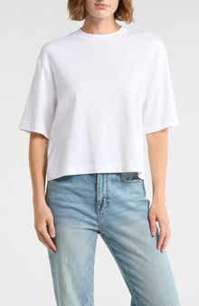Vince Wide Sleeve Crop T-Shirt