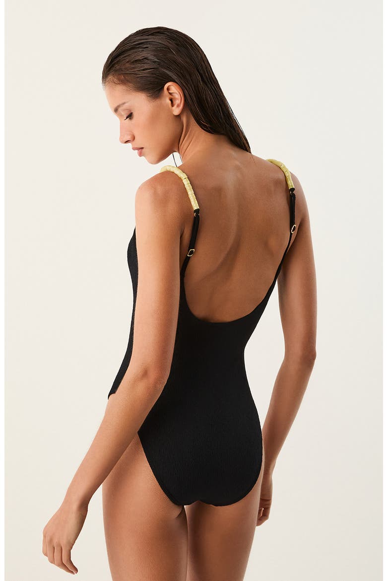 Harper One-Piece Swimsuit, Alternate, color, BLACK