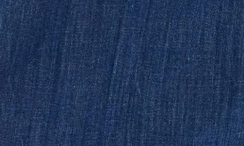 Nydj Teresa Pleated Wide Leg Jeans In Blue