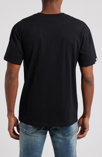 Helmet Head Embroidered Cotton Graphic T-Shirt