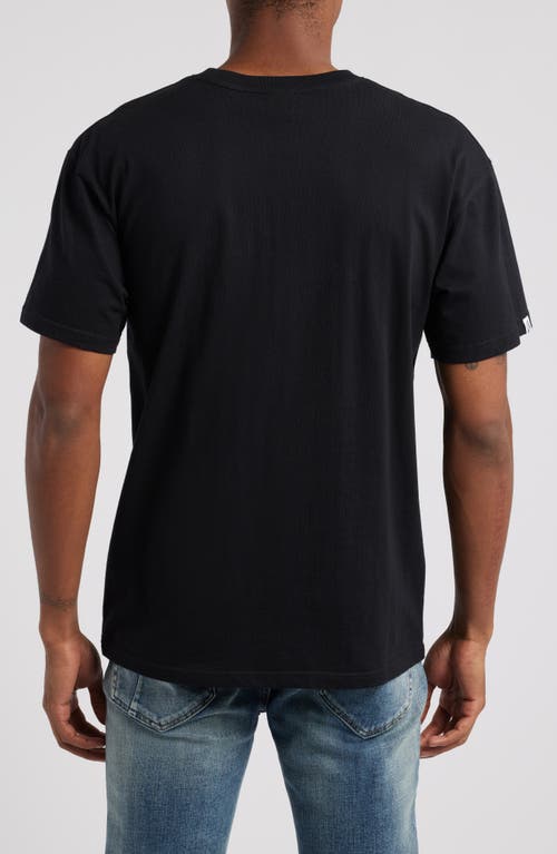 Billionaire Boys Club Helmet Head Embroidered Cotton Graphic T-shirt In Black