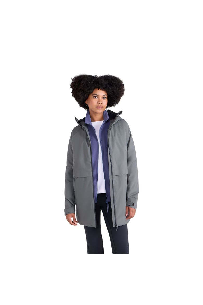 Jackie Waterproof Padded Jacket, Alternate, color, Dark Khaki