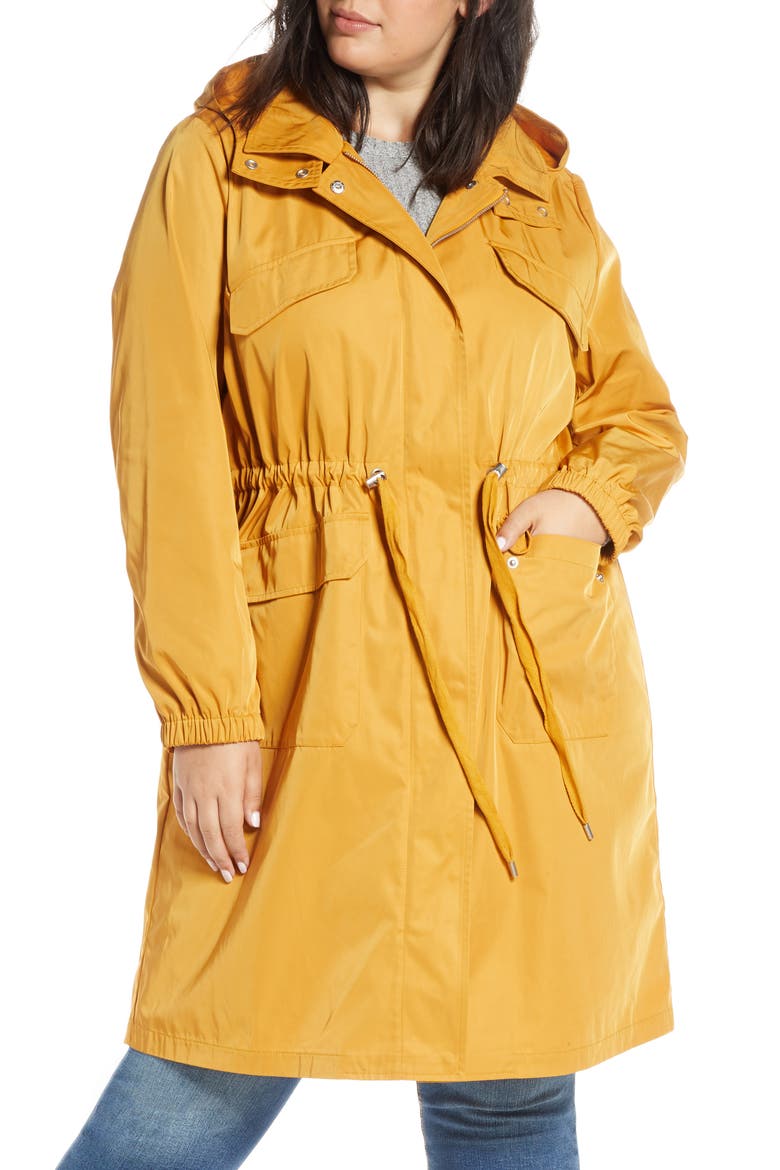 Water Resistant Parka, Alternate, color, MUSTARD